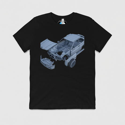 e36 Blueprint Breakdown Mens Crew Tee