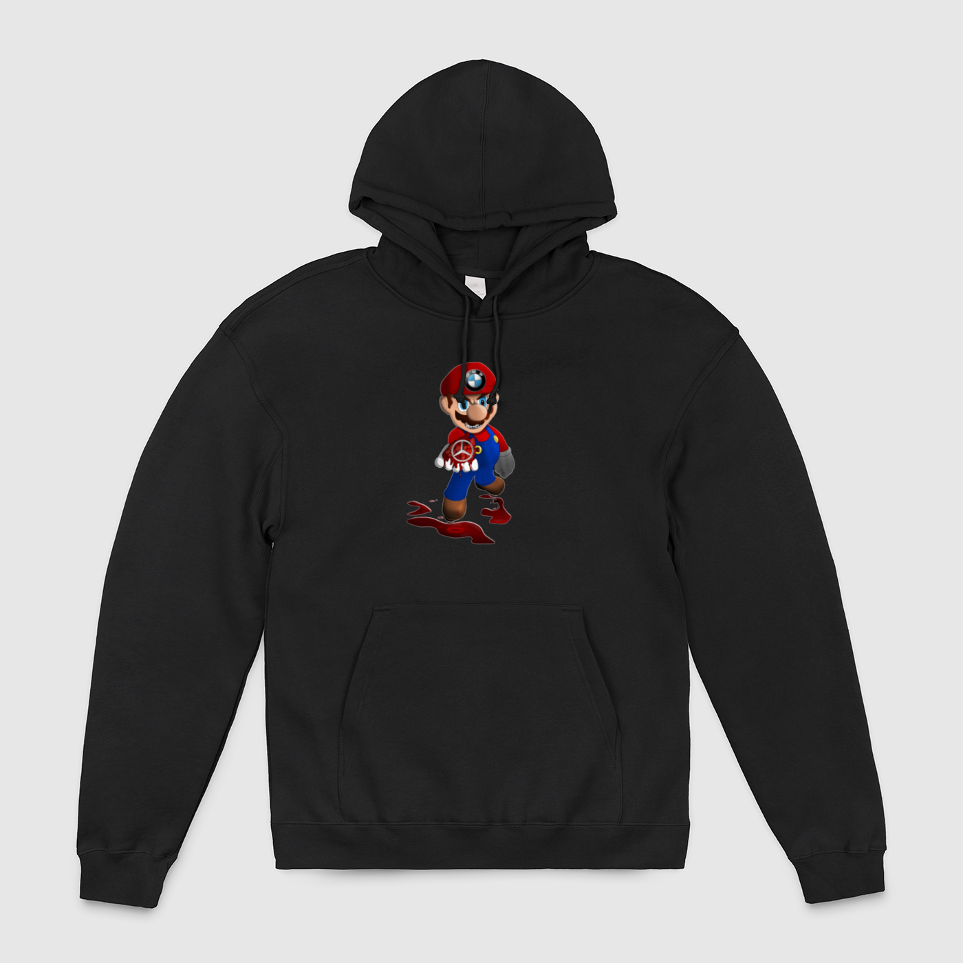 BMW Mario Killing Benz Unisex Pullover Hoodie