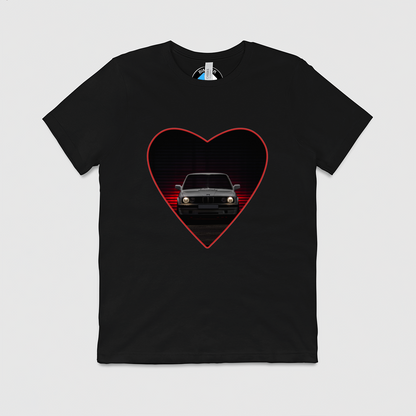 e30 Love Heart Mens Crew Tee