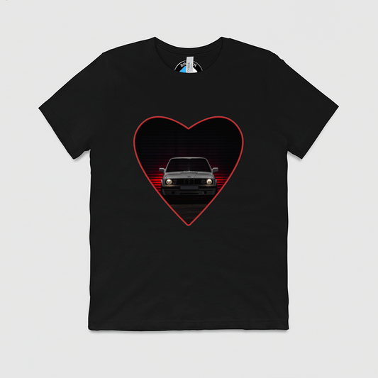 e30 Love Heart Mens Crew Tee