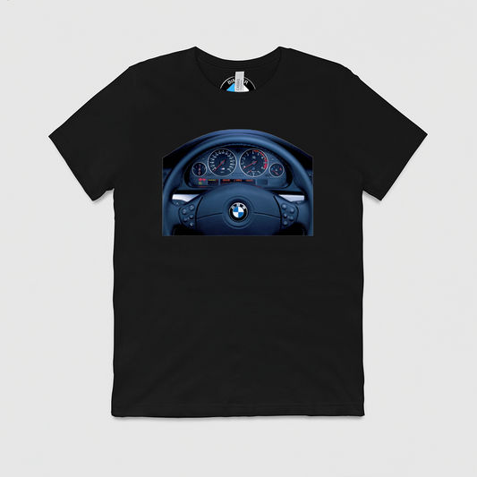 e39 Dashboard Mens Crew Tee, Bella + Canvas