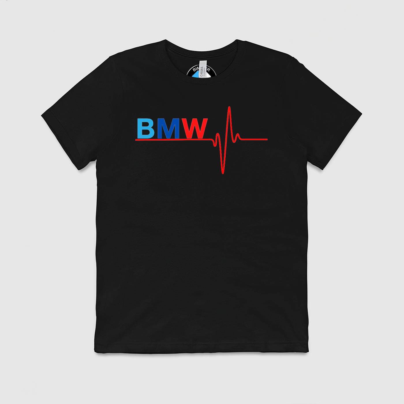 BMW M Colors Heart Beat Mens Crew Tee