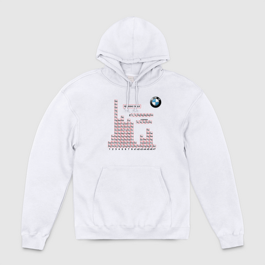 BMW Periodic Table v2 Unisex Pullover Hoodie