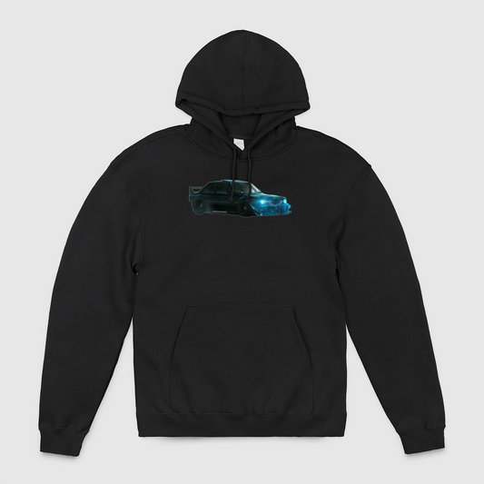 e30 Black Silhoette Unisex Pullover Hoodie