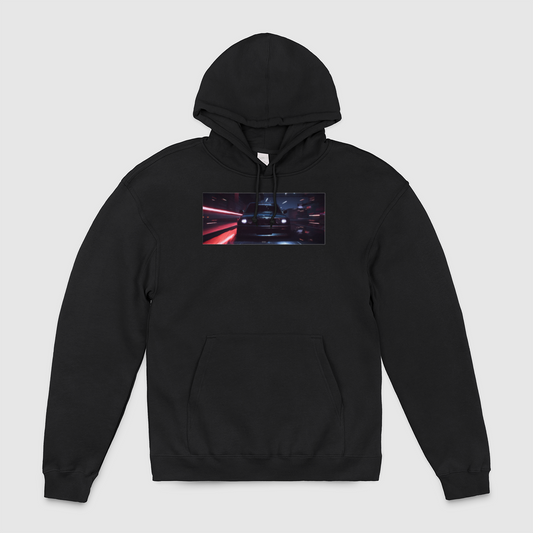 e30 Wet City Blur Unisex Pullover Hoodie