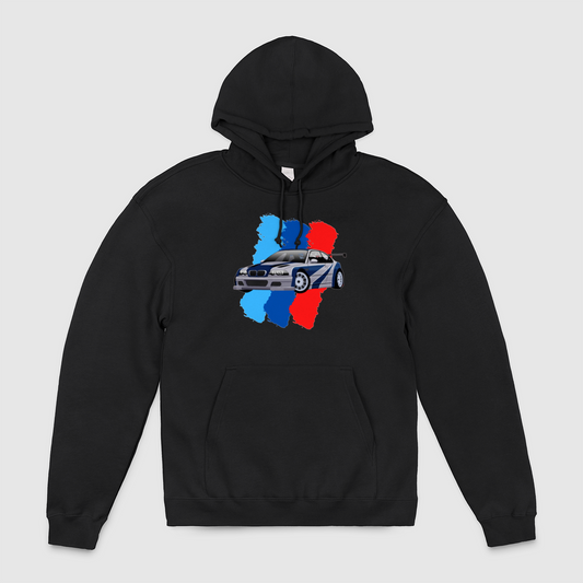 e46 M3 GTR M Stripes Unisex Pullover Hoodie