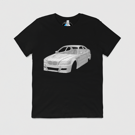 e46 Blueprint Chassis Mens Crew Tee