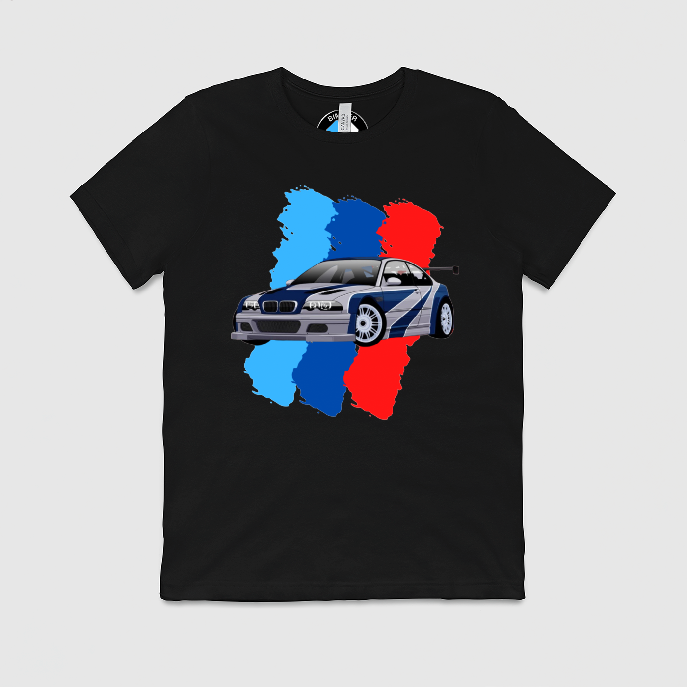 e46 M3 GTR M Stripes Mens Crew Tee