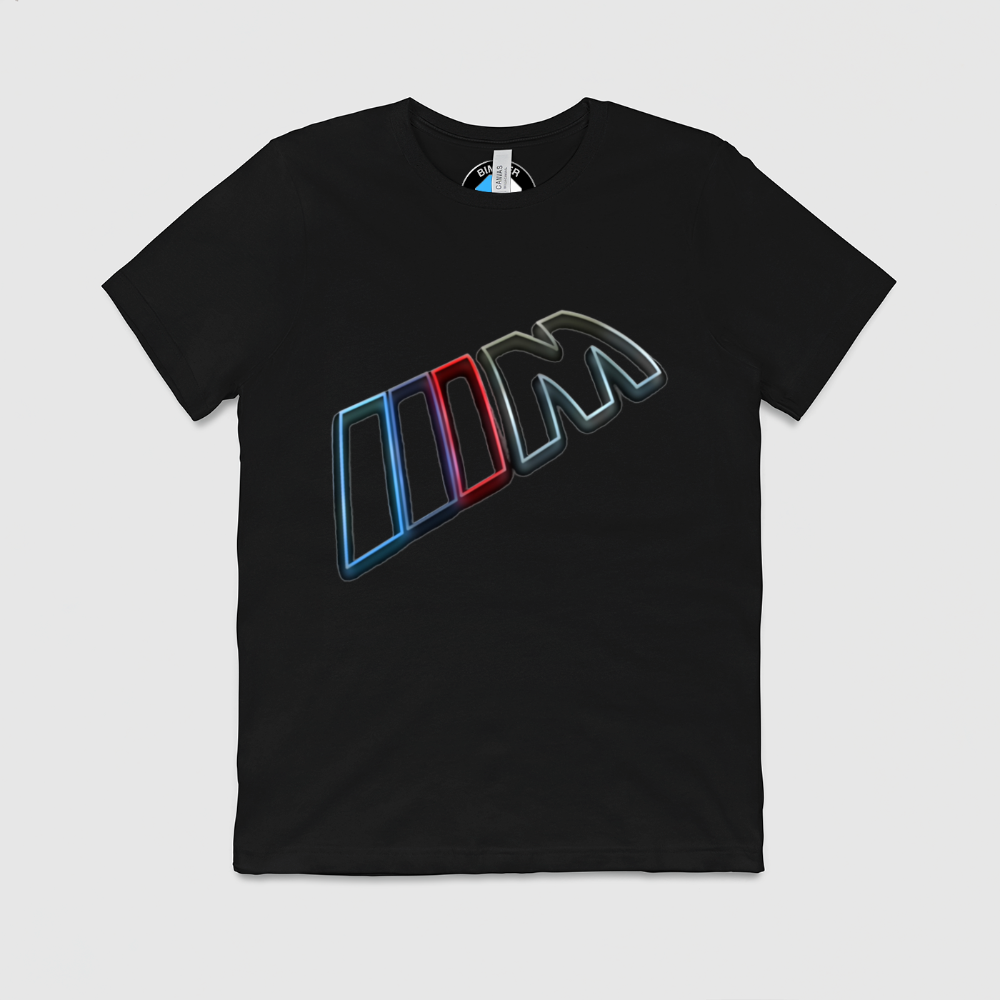 M Sideways Glow Mens Crew Tee