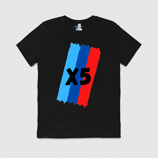 X5 M Stripes Mens Crew Tee