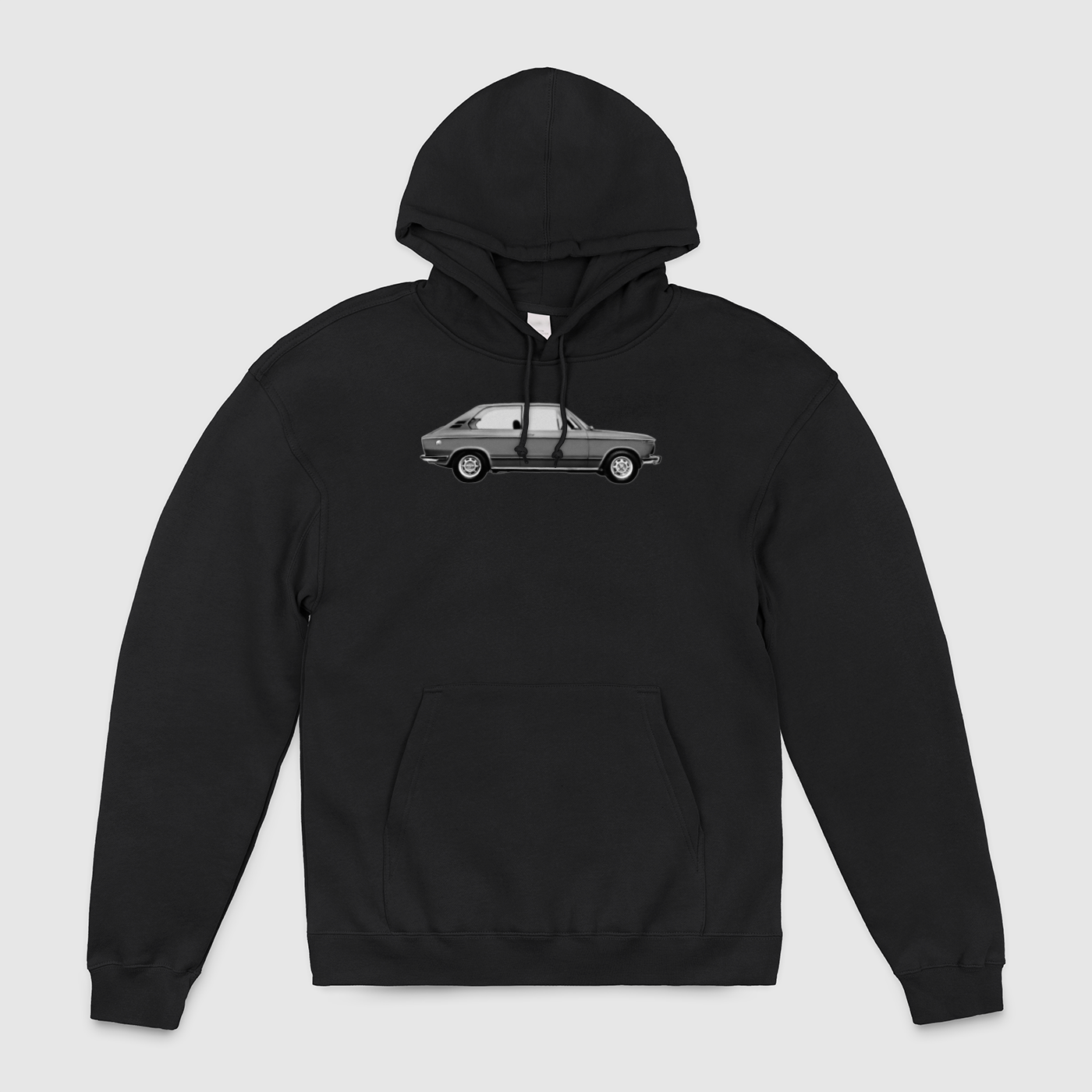 E6 Black and White Unisex Pullover Hoodie