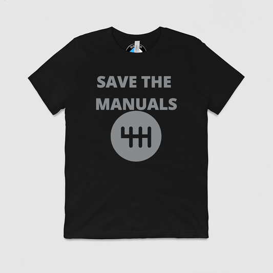 Save The Manuals Mens Crew Tee