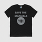 Save The Manuals Mens Crew Tee