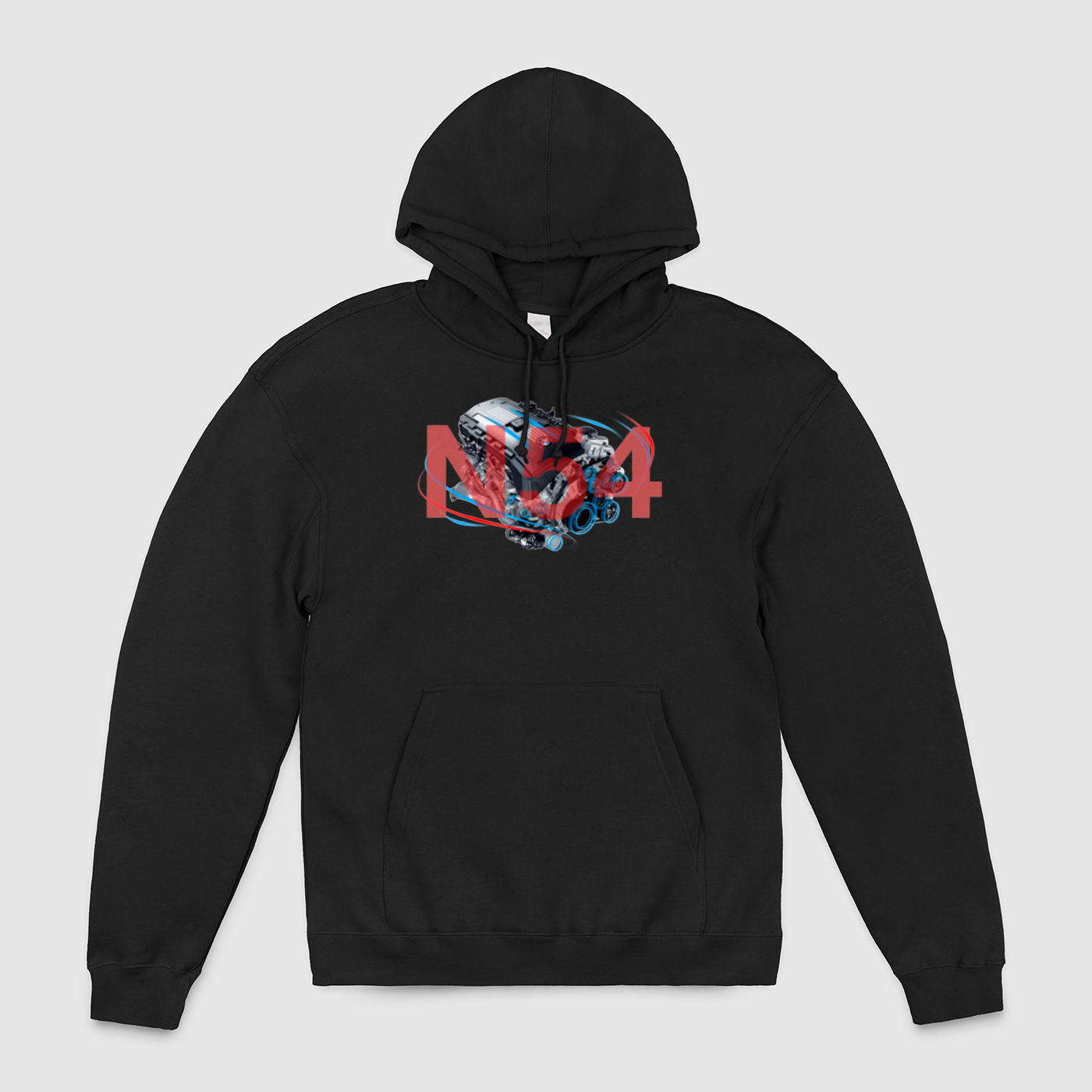 N54 v3 with Text Unisex Pullover Hoodie