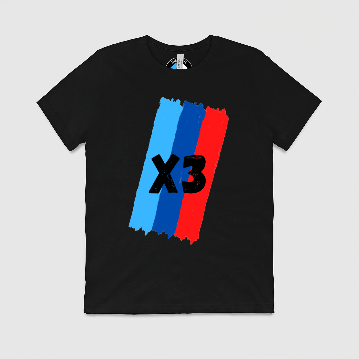 X3 M Stripes Mens Crew Tee