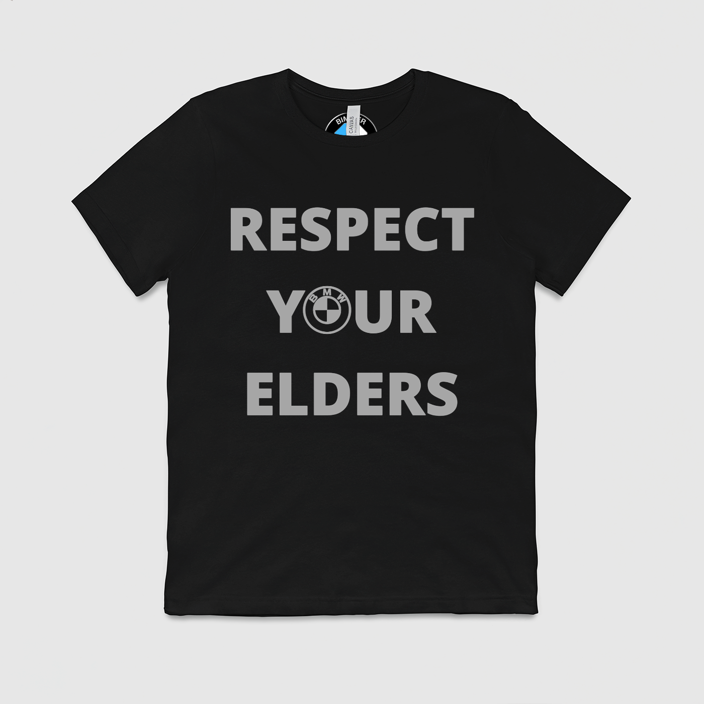 Respect Your Elders Plain Mens Crew Tee