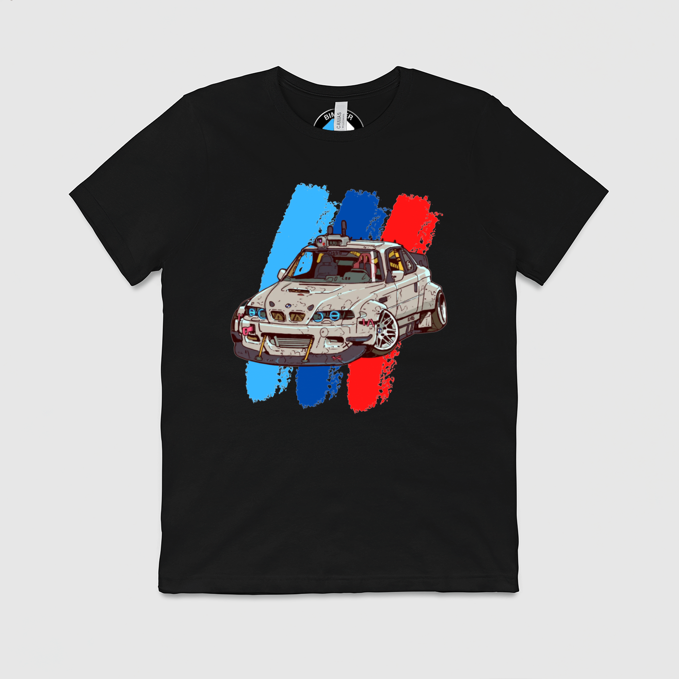 e46 Stance M Stripes Mens Crew Tee