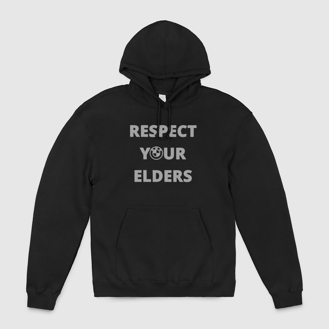 Respect Your Elders Plain Unisex Pullover Hoodie