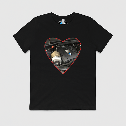 BMW Turbo Love Mens Crew Tee