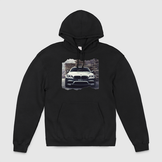 f10 M5 Front View Unisex Pullover Hoodie