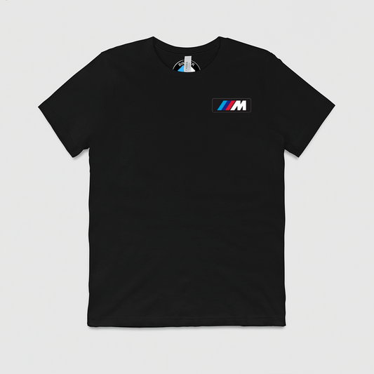 M Black Patch  Mens Crew Tee