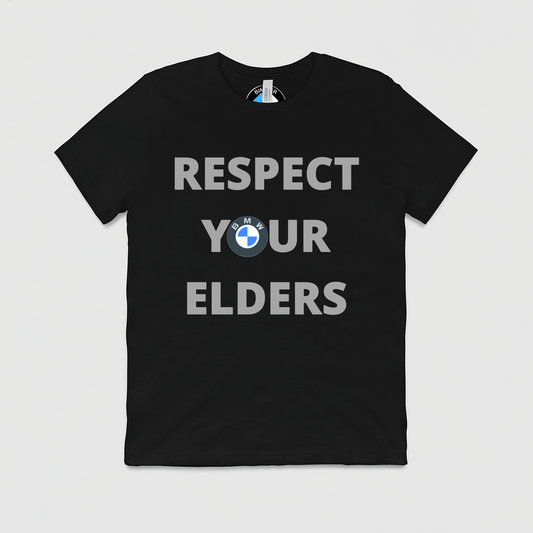 Respect Your Elders Colored Mens Crew Tee