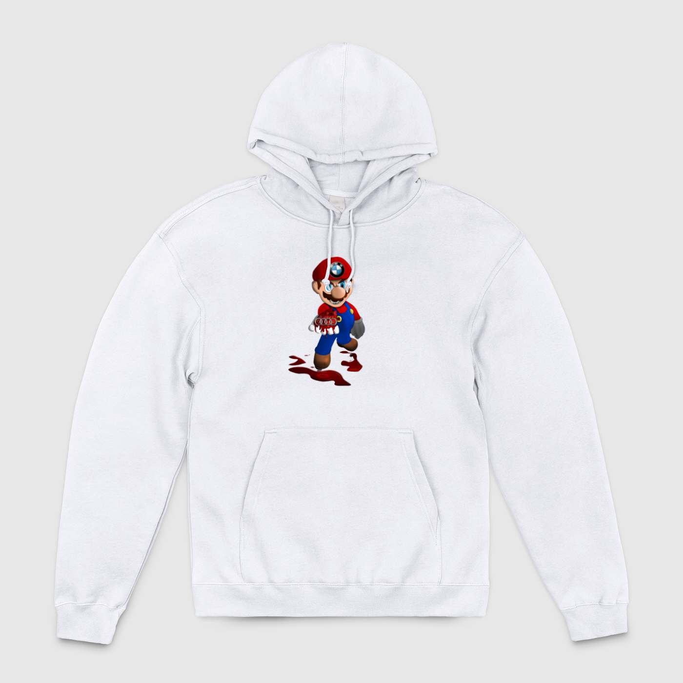 BMW Mario Killing Audi Unisex Pullover Hoodie