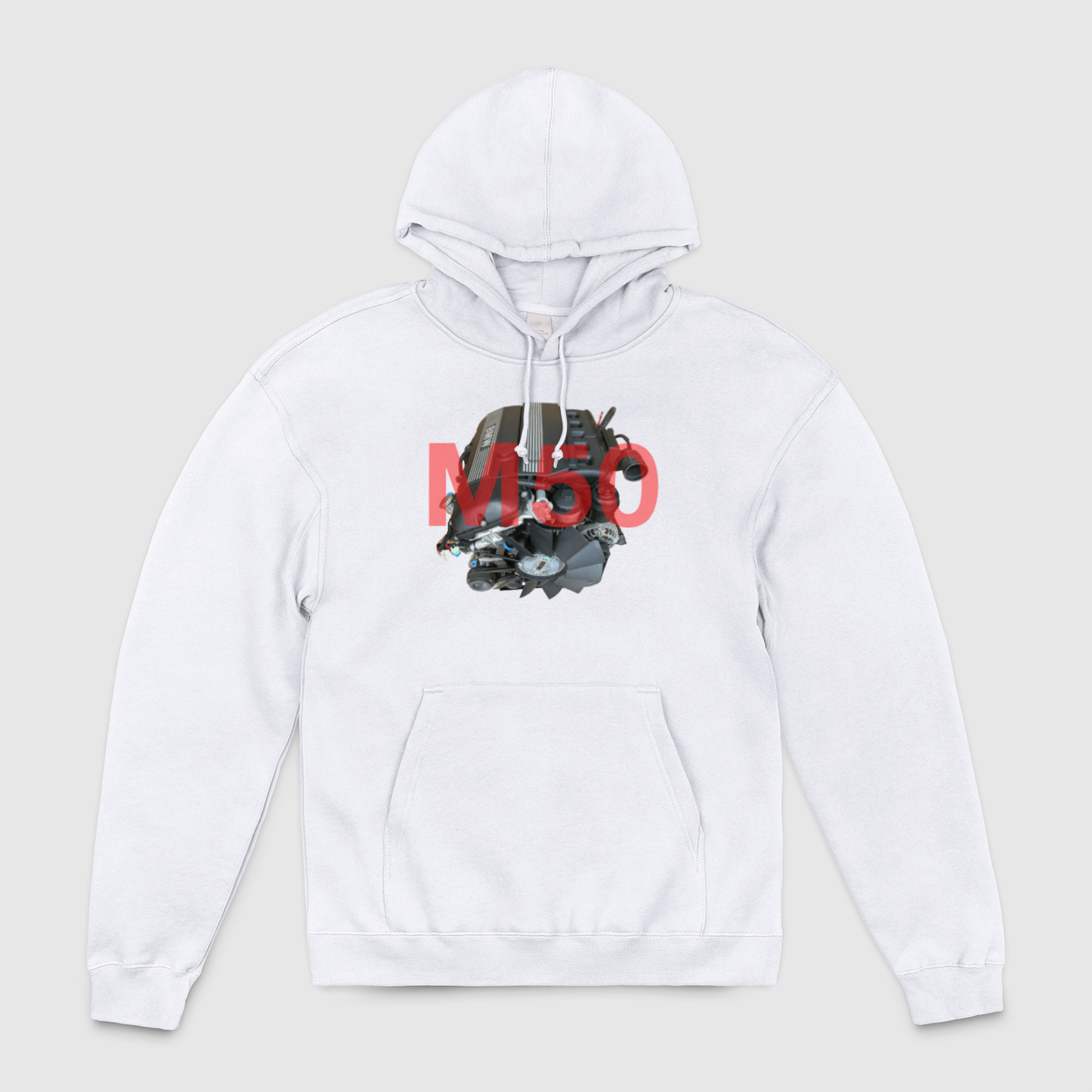 M50 with Text Unisex Pullover Hoodie