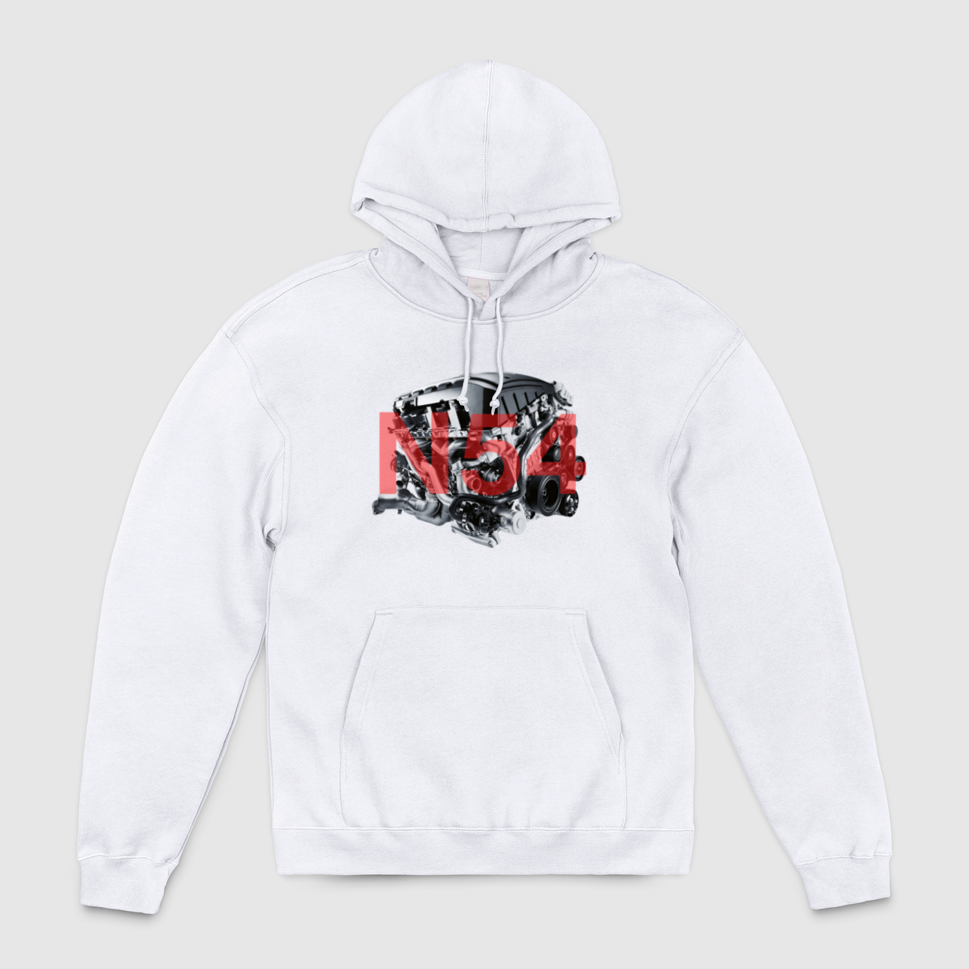 N54 v2 with Text Unisex Pullover Hoodie