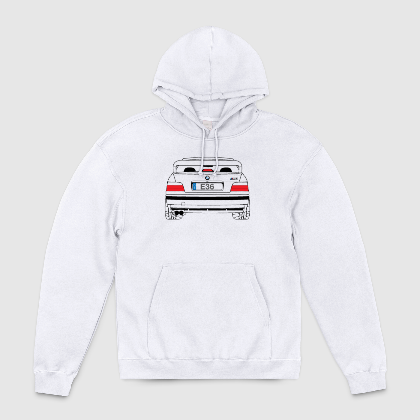 e36 Rear Outline Unisex Pullover Hoodie