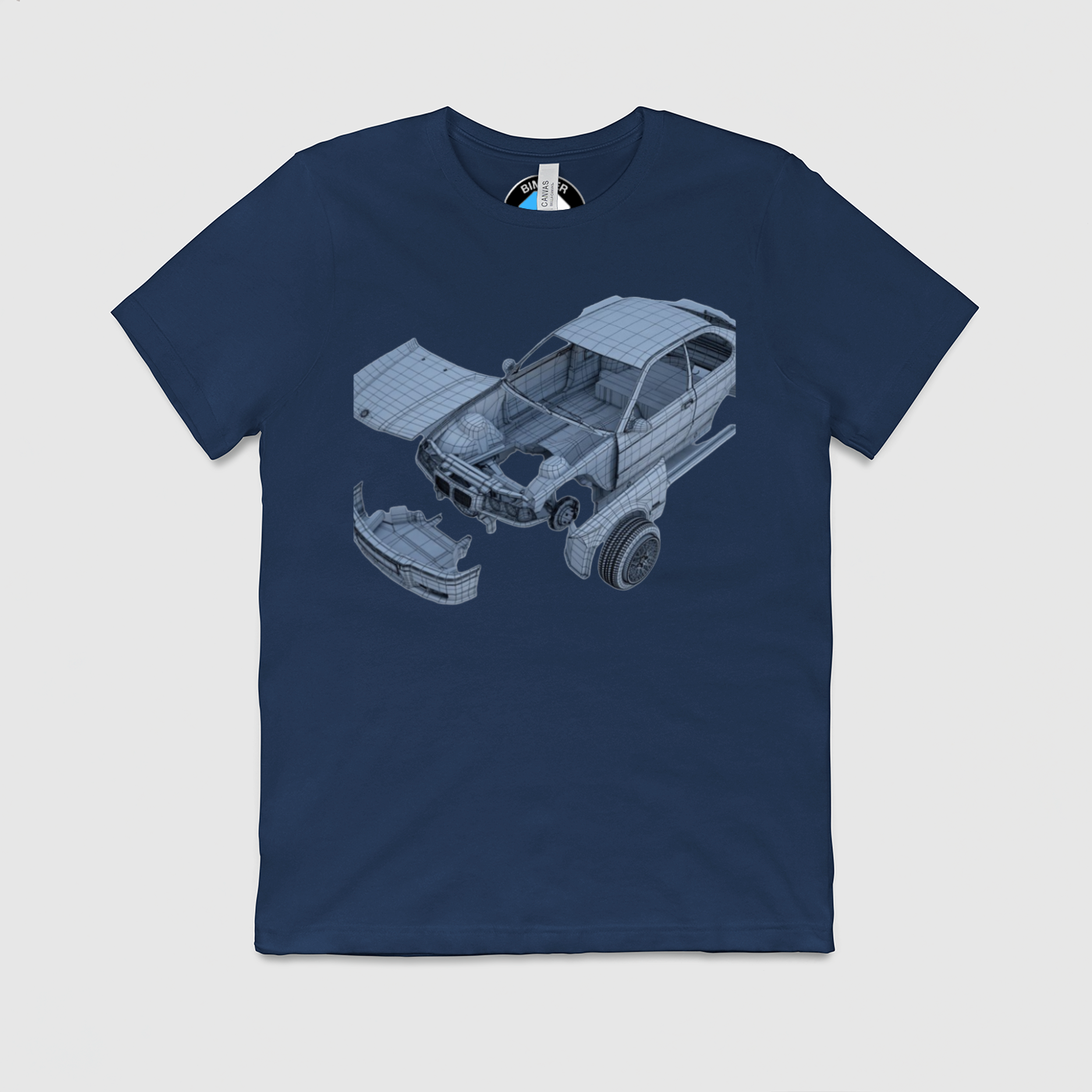 e36 Blueprint Breakdown Mens Crew Tee