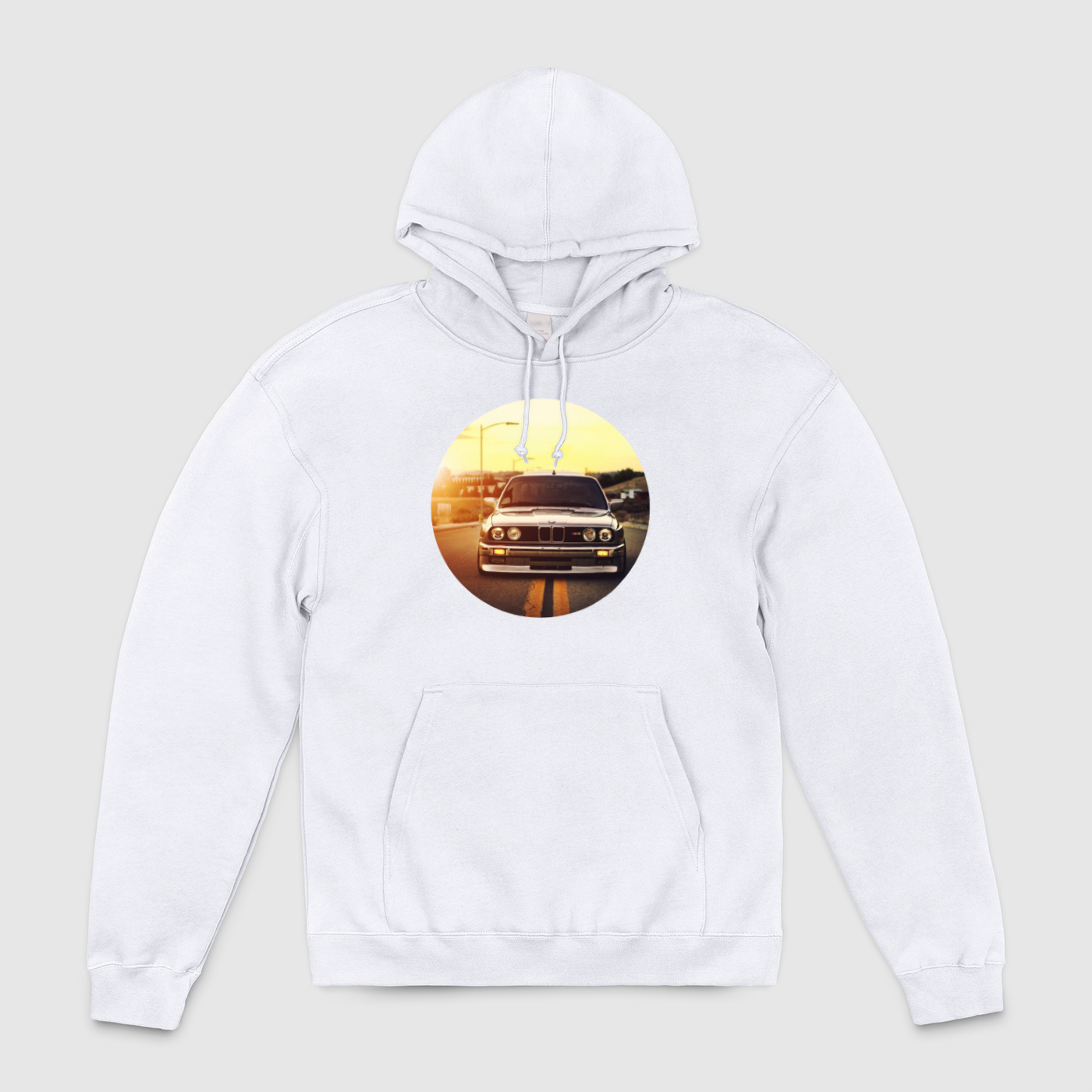 e30 Sunset Circle Unisex Pullover Hoodie