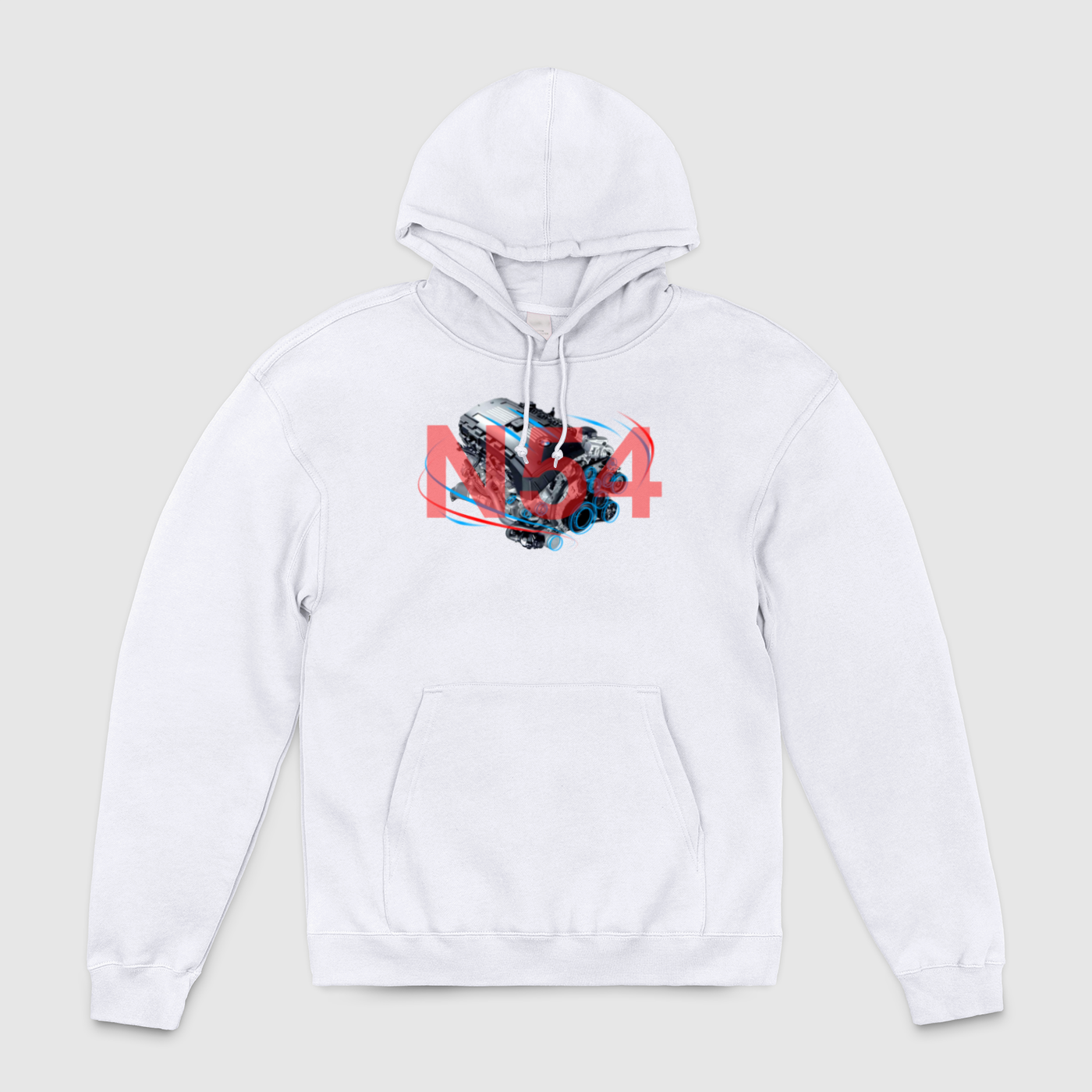 N54 v3 with Text Unisex Pullover Hoodie