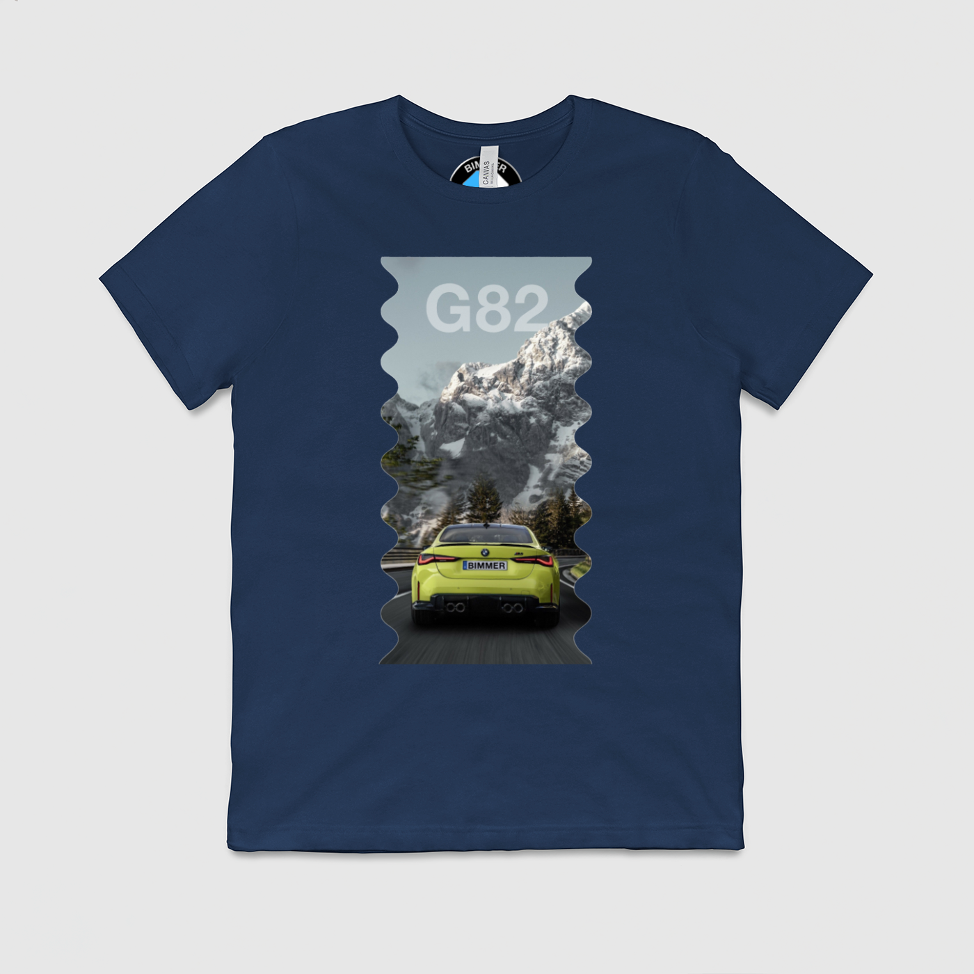 g82 M4 Snow Mountain Mens Crew Tee