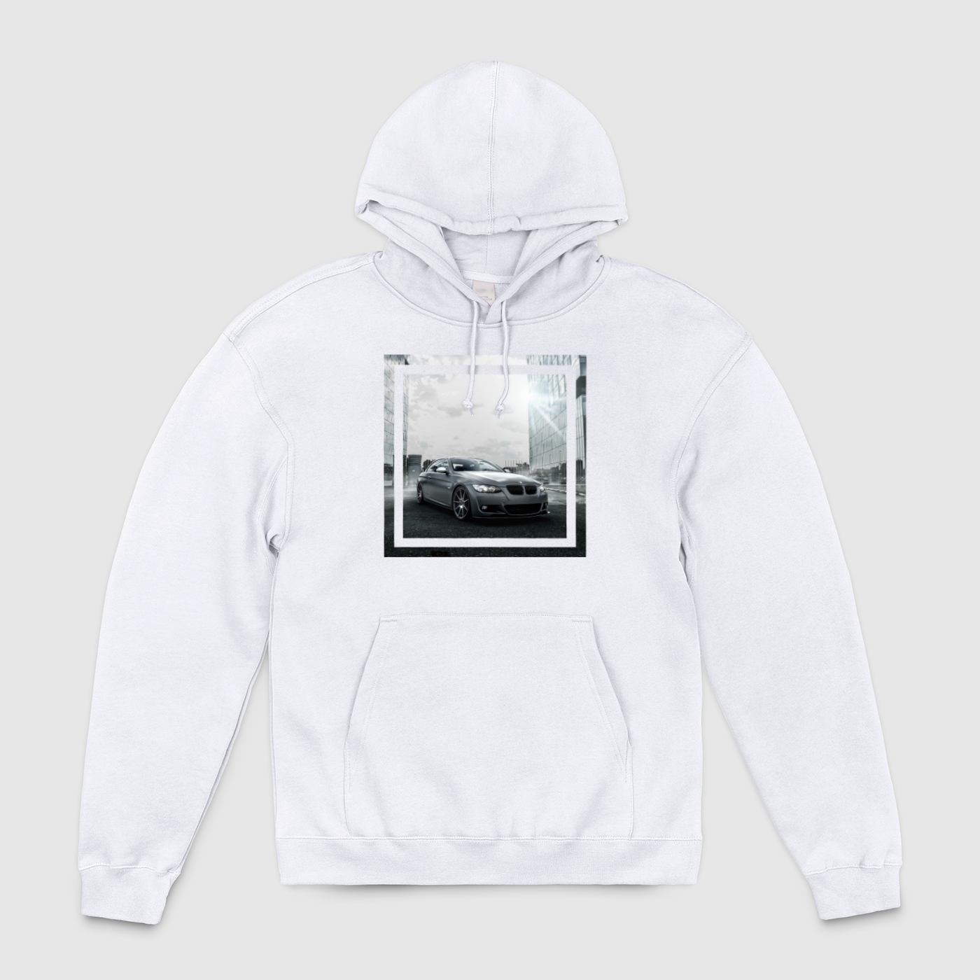 e92 Black White Unisex Pullover Hoodie