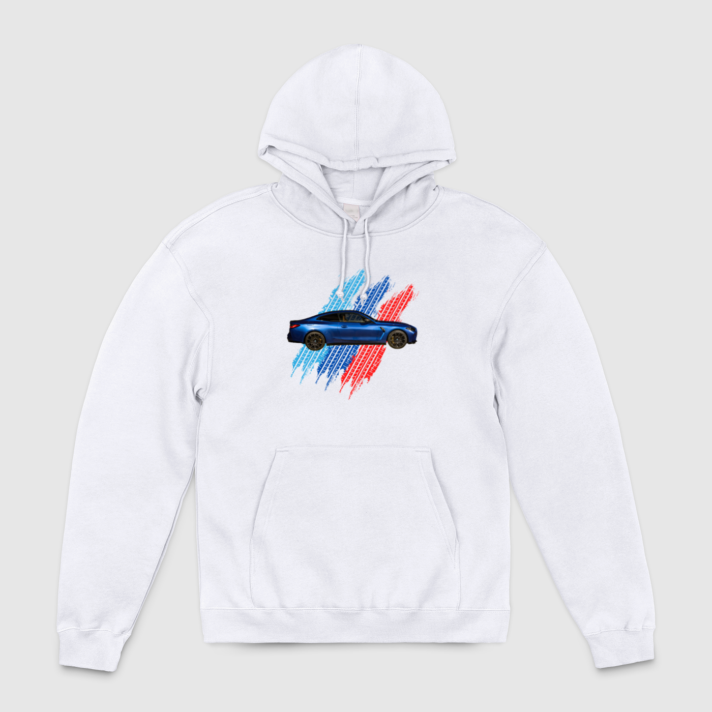 g82 Side View M Stripes Unisex Pullover Hoodie