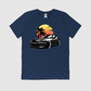 e46 Sunset Palm Tree Mens Crew Tee