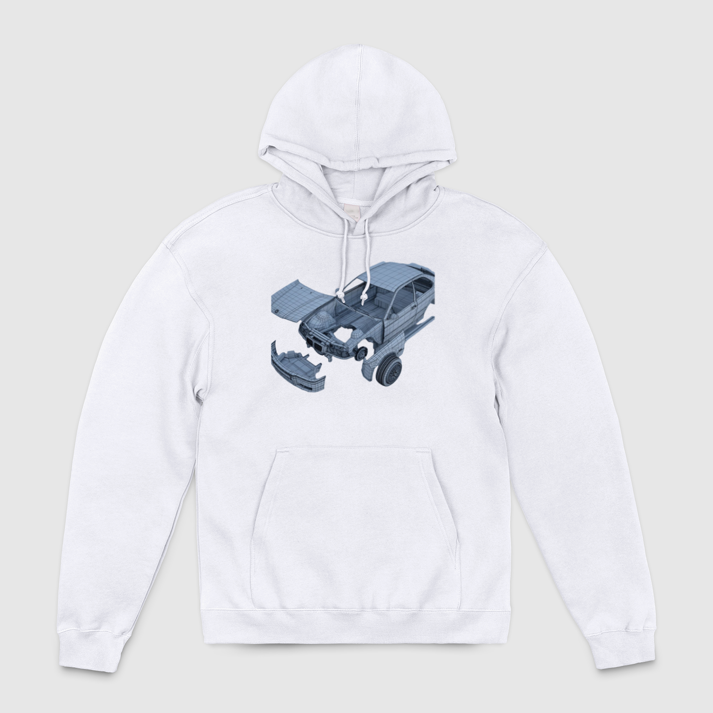 e36 Blueprint Breakdown Unisex Pullover Hoodie