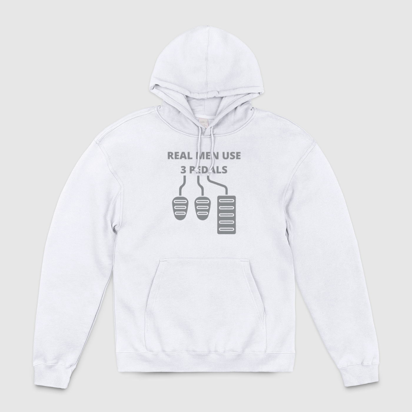 Real Men 3 Pedals Unisex Pullover Hoodie