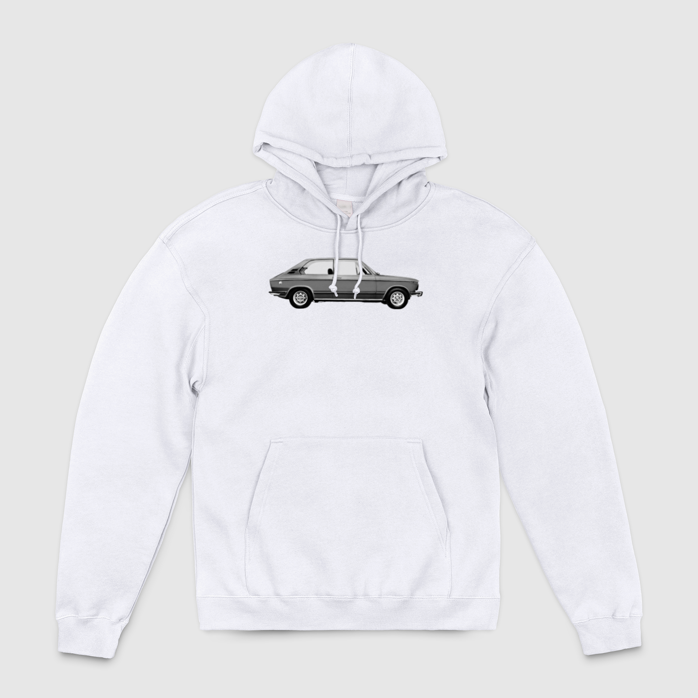 E6 Black and White Unisex Pullover Hoodie