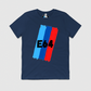 E64 M Stripes Mens Crew Tee