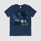 e34 City Pruple Glow Mens Crew Tee