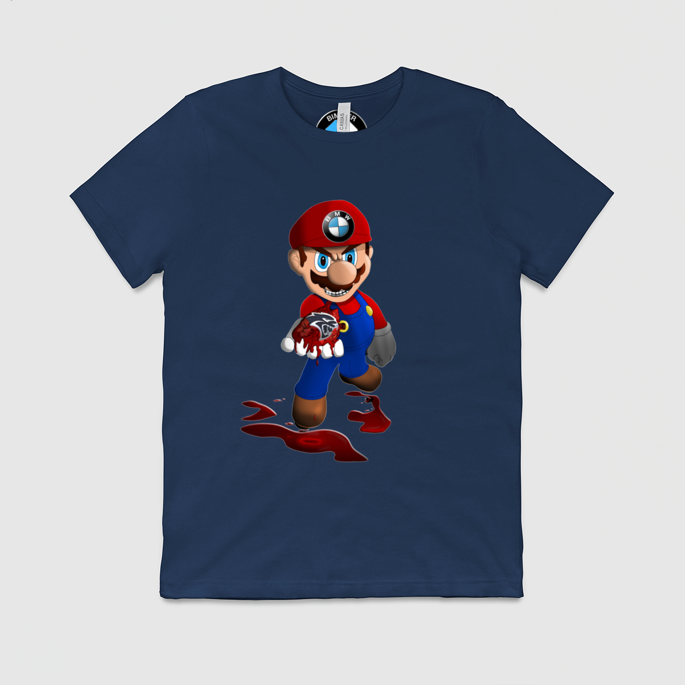 BMW Mario Killing Hellcat Mens Crew Tee