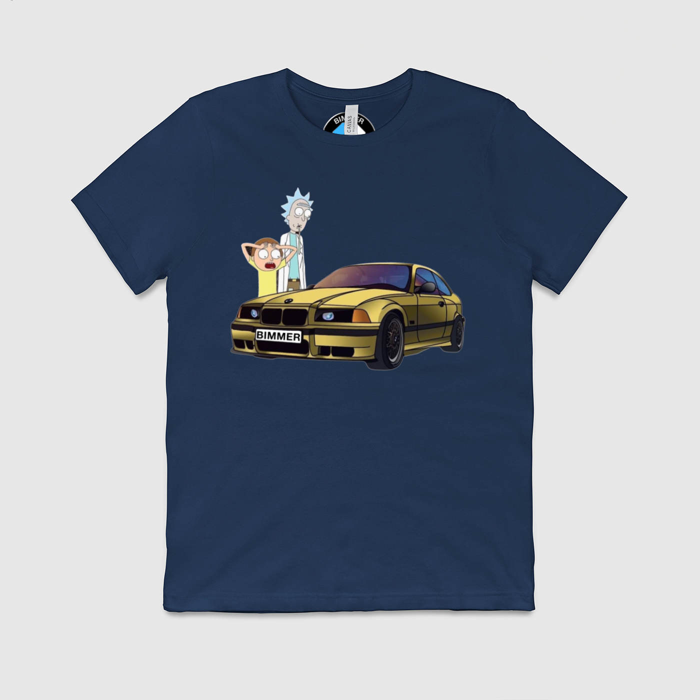 e36 Rick and Morty Fascination Mens Crew Tee