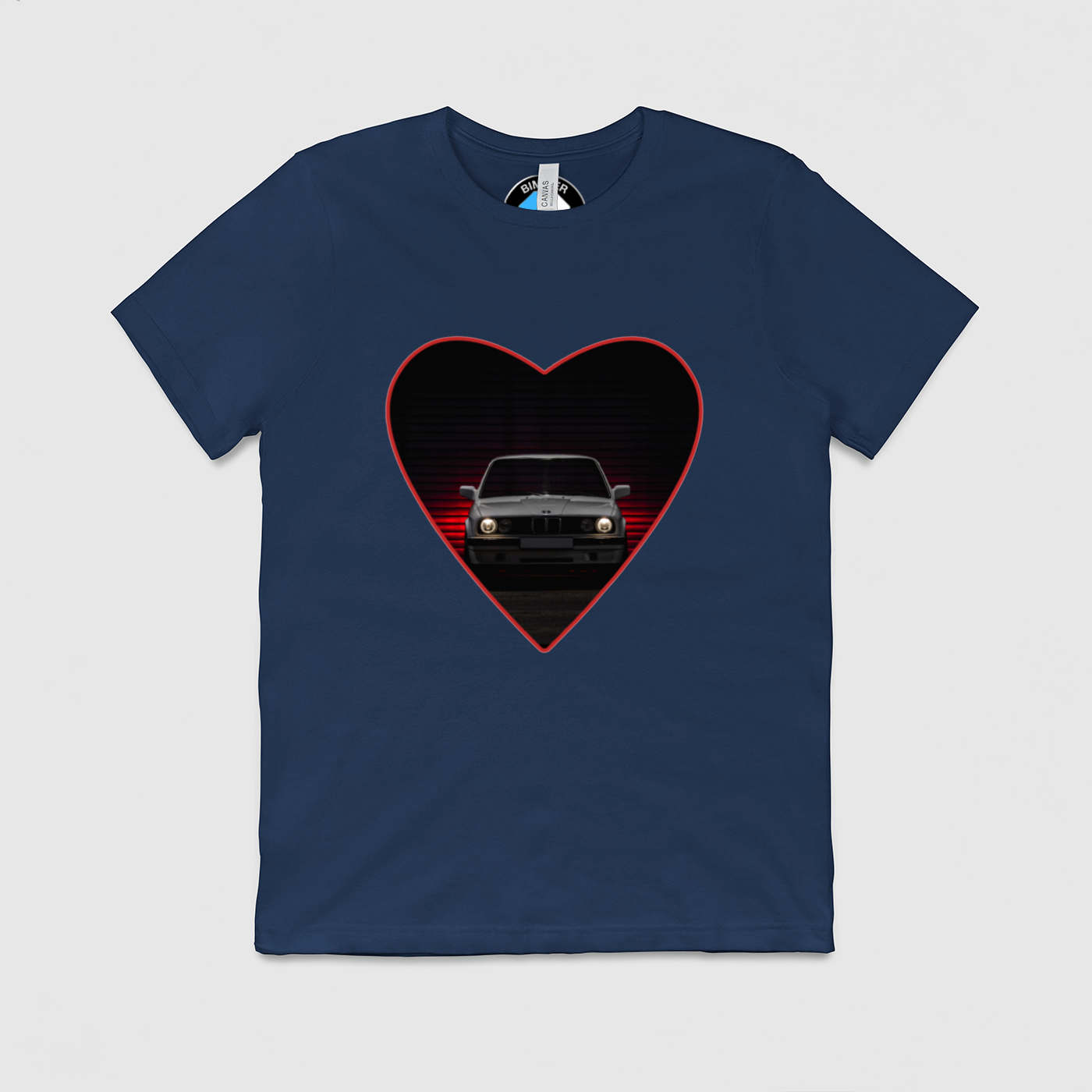 e30 Love Heart Mens Crew Tee