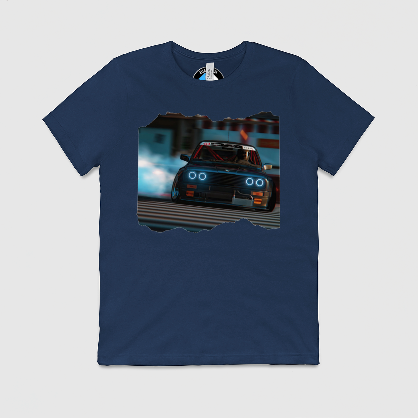 e30 Sideways Eyes Mens Crew Tee