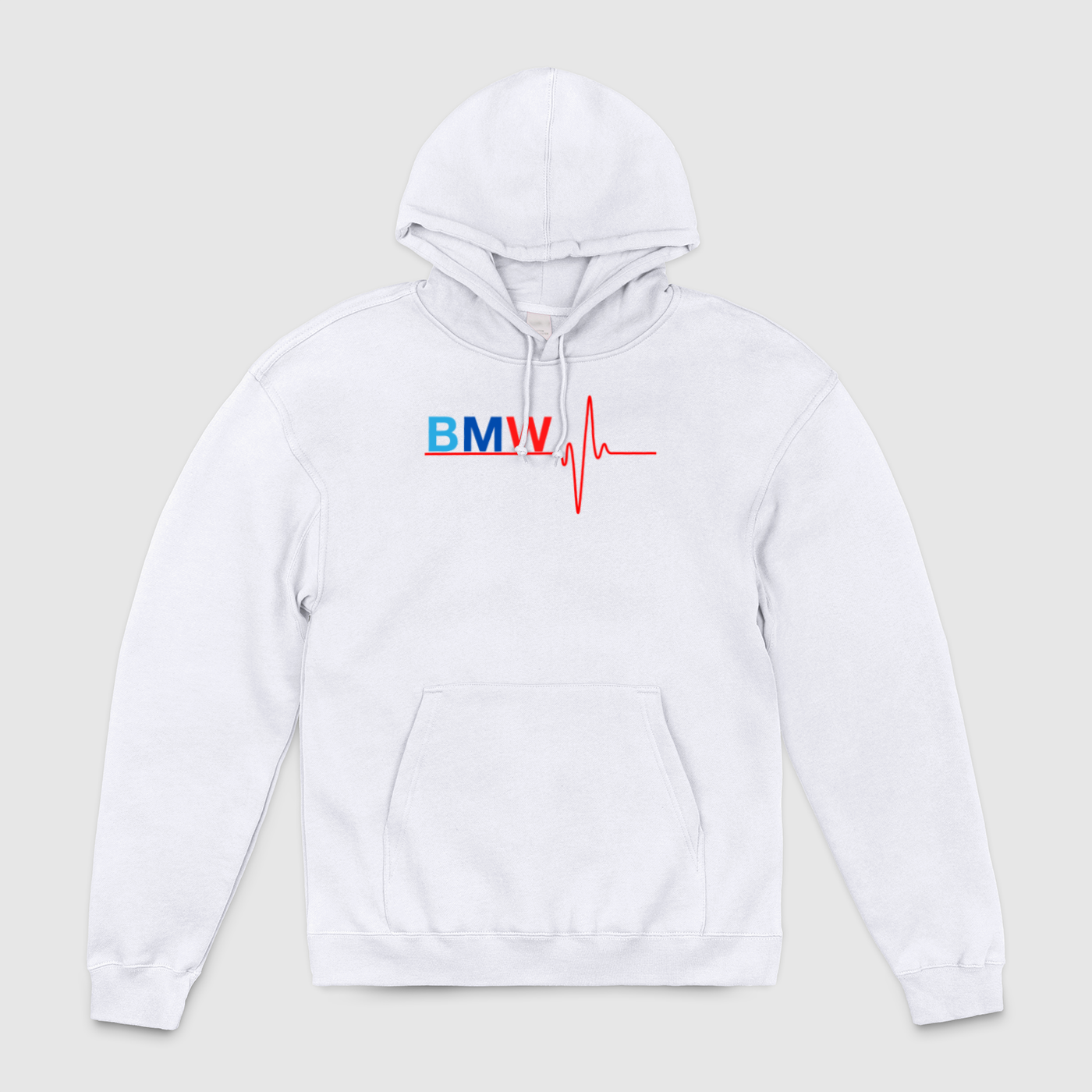 BMW M Colors Heart Beat Unisex Pullover Hoodie