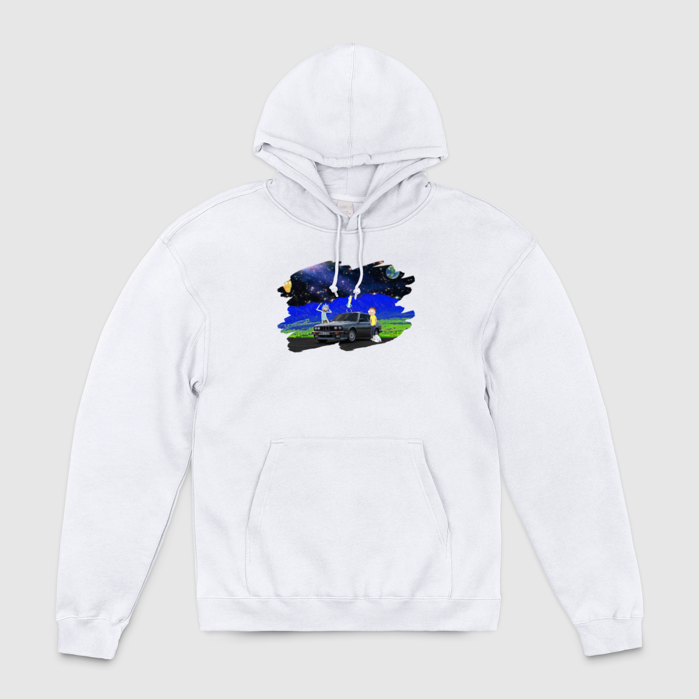 e30 RIck and Morty Unisex Pullover Hoodie