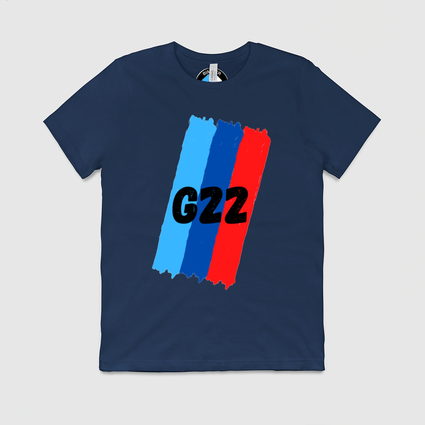 G22 M Stripes Mens Crew Tee