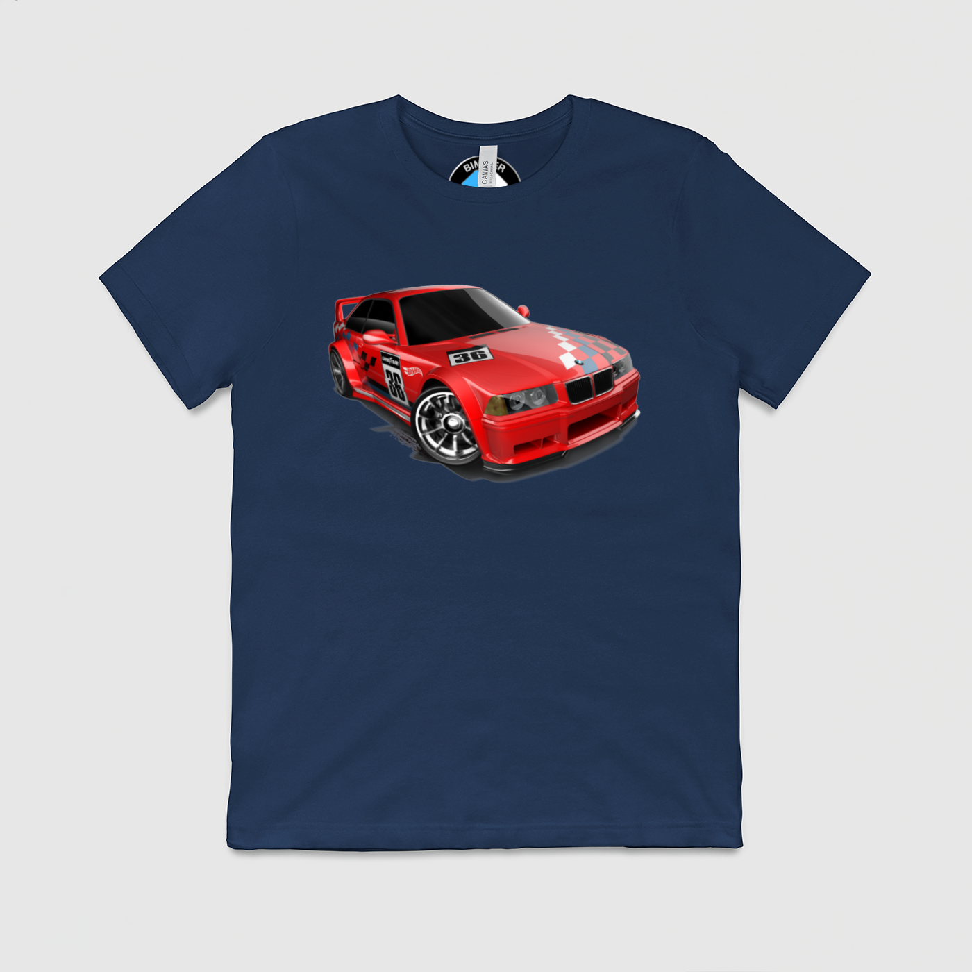 e36 Race Car Mens Crew Tee